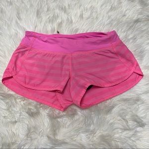 Lululemon Pink Running Shorts